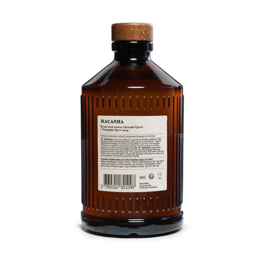 Bouteille de sirop brut PUMPKIN SPICE