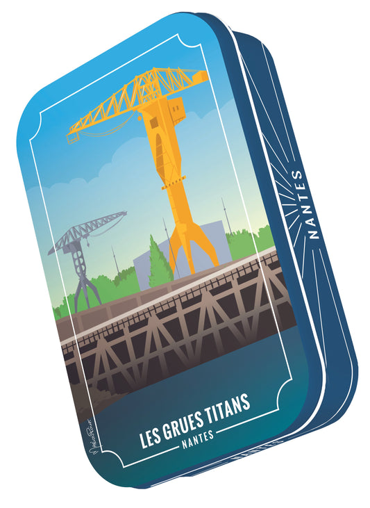 Petite boite de Nantes (décor la Grue Titan ) 50g