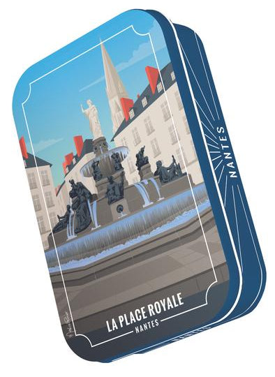 Petite Boite de NANTES (décor LA PLACE ROYALE) 50g