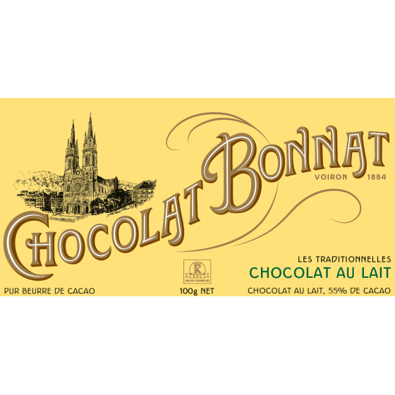 Chocolat Bonnat AU LAIT