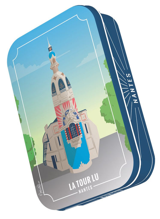 Petite Boite de NANTES (décor LA TOUR LU) 50g
