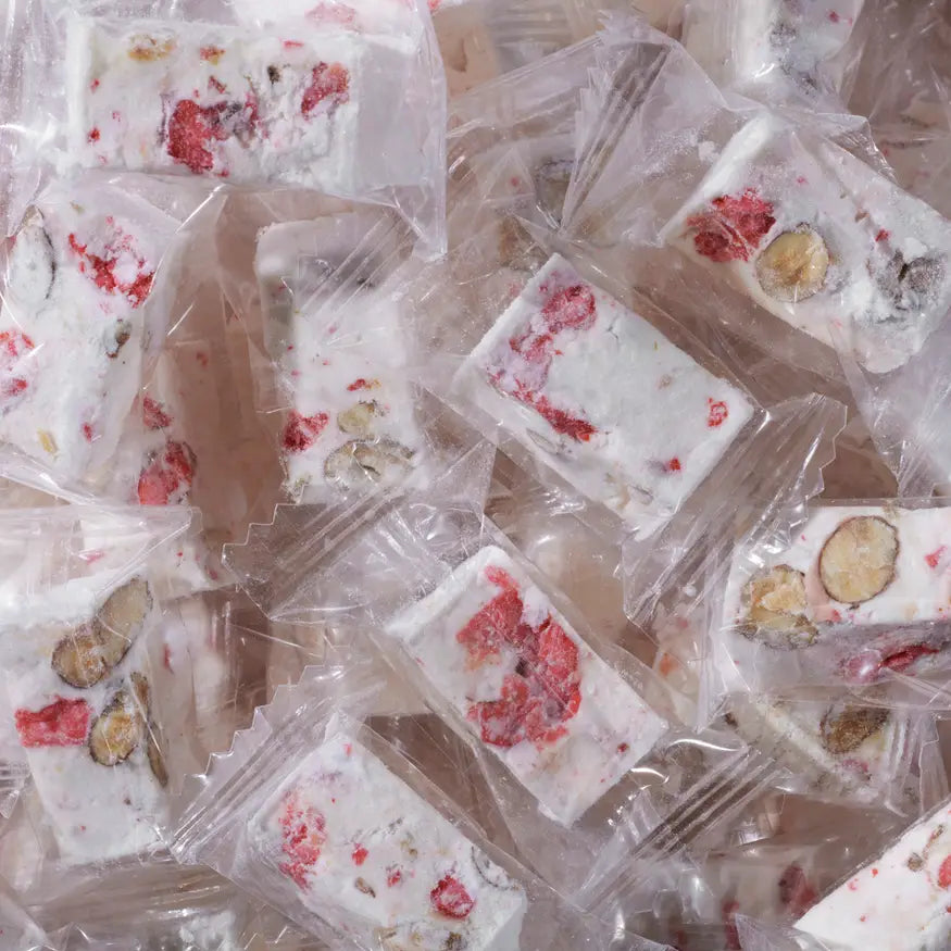 Sachet NOUGATS TENDRES AUX PRALINES ROSES