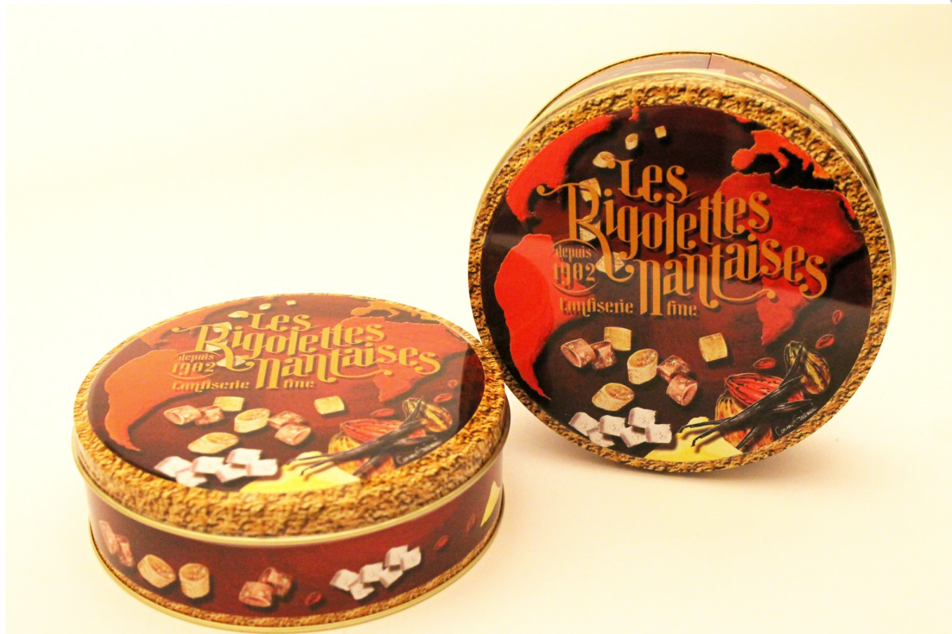 Boite de Rigolettes chocalat-caramel