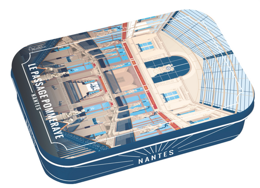 Petite Boite de NANTES (décor LE PASSAGE POMMERAYE) 50g