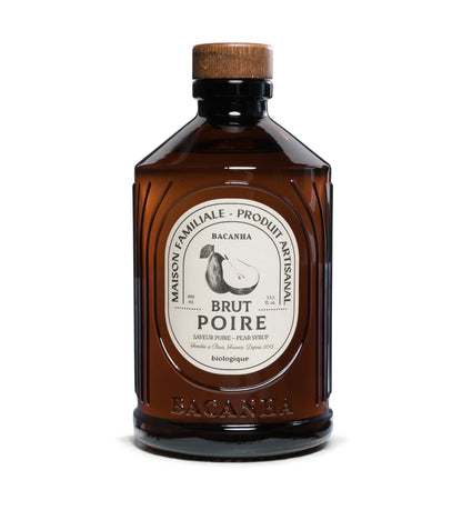 Bouteille de sirop brut POIRE BIO