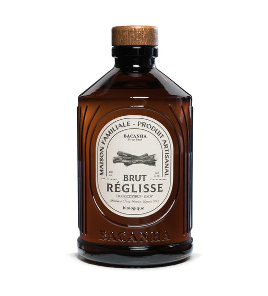 Bouteille de sirop brut REGLISSE BIO