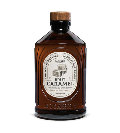 Bouteille de sirop brut CARAMEL BIO