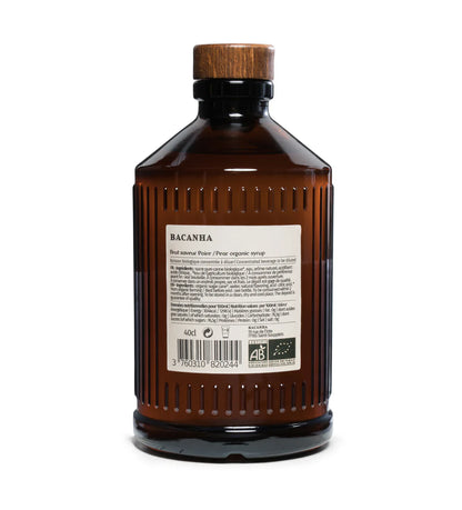 Bouteille de sirop brut POIRE BIO