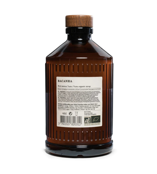 Bouteille de sirop brut YUZU BIO