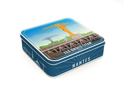 Boites carrées décor de NANTES