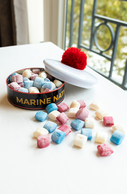 NOUVEAU BOITE BACHI garnie de Rigolettes TRICOLORES (Bleu Blanc Rouge)