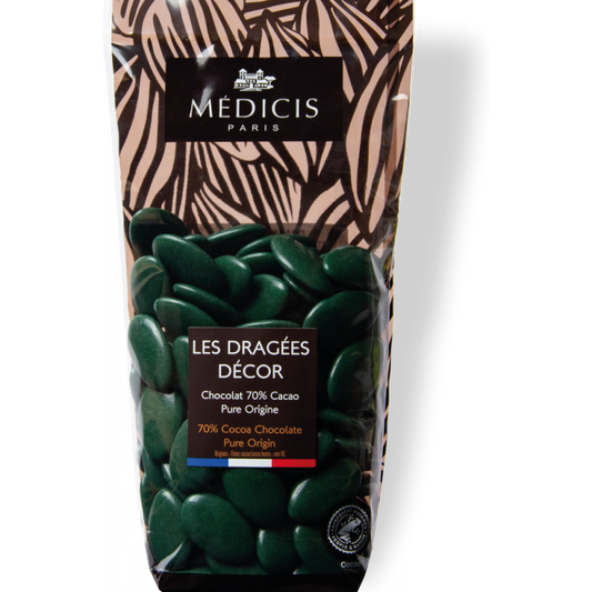 Sachet Dragées Décor Vert Bambou 250 g