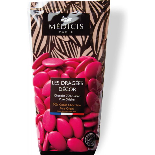 Sachet Dragées Décor Magenta 250 g