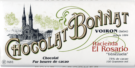 Chocolat Noir Bonnat Hacienda El Rosario