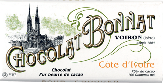 Chocolat Noir Bonnat Côte d'Ivoire