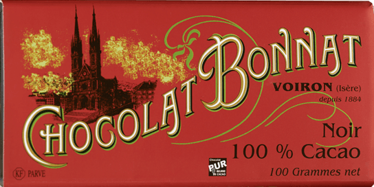 Chocolat Bonnat Noir 100% Cacao